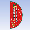 アーチフラッグ（クリスマス）　トスパ東京製旗株式会社 パテント商品 アーチフラッグ 新型のぼり腹