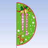 アーチフラッグ（クリスマス）　トスパ東京製旗株式会社 パテント商品 アーチフラッグ 新型のぼり腹